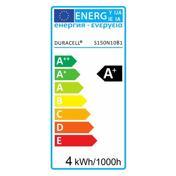 Duracell® LED GU10 glas spot 235 lumen S150N10B1